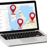 GPS tracking on a laptop