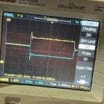 Can bus signal on an oscilloscope